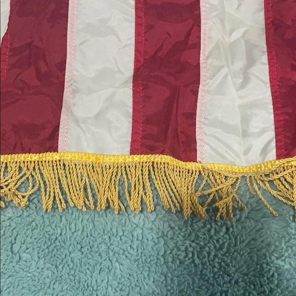Large Embroidered American Flag for pole - Picture 2 of 4